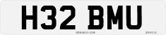License plate of the United Kingdom, 1983 year system