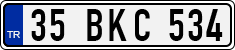 License plate of Turkey, Regular plates
