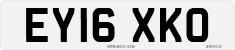 License plate of the United Kingdom, 2001 year system