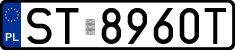 License plates of Poland, Regular car plates