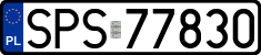 License plates of Poland, Regular car plates