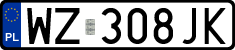 License plates of Poland, Regular car plates