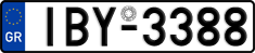 License plate of Greece, Cars