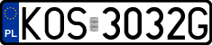 License plates of Poland, Regular car plates
