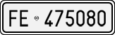 License plate of Italy, Cars (1927 year series)