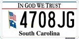 South Carolina, In God We Trust (1234AB/123 4AB)