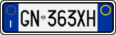 License plate of Italy, Cars (1994 year series)