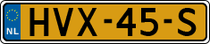 License plate of the Netherlands, Cars