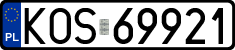 License plates of Poland, Regular car plates