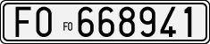 License plate of Italy, Cars (1927 year series)