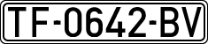 License plates of Spain, 1971 year series