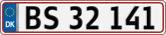 License plate of Denmark, Regular plates