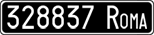 License plate of Italy, Cars (1927 year series)