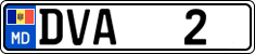 License plate of Moldova, Cars (2015)