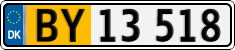License plate of Denmark, Lower-taxed commercial vehicles