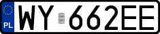 License plates of Poland, Regular car plates