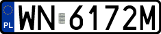 License plates of Poland, Regular car plates