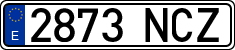 License plates of Spain, Ordinary (2000)