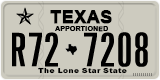 Texas, Apportioned vehicles (2012) (A12-3456)