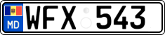 License plate of Moldova, Cars (2015)