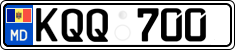 License plate of Moldova, Cars (2015)