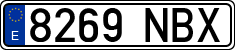 License plates of Spain, Ordinary (2000)