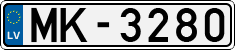 License plate of Latvia, Regular car plates