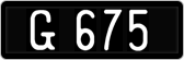 License plate of Austria, 1947 year system