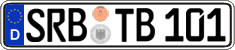 German license plate, Regular plates