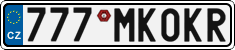 License plate of the Czech Republic, Vanity Plates