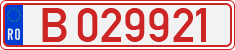 License plate of Romania, Provisional