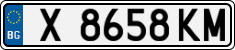 License plate of Bulgaria, Cars