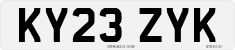 License plate of the United Kingdom, 2001 year system