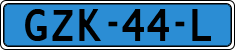 License plate of the Netherlands, Taxi