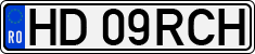 License plate of Romania, Regular plates