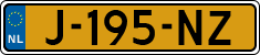 License plate of the Netherlands, Cars