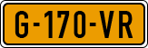 License plate of the Netherlands, Cars