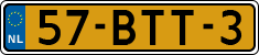 License plate of the Netherlands, Heavy Commercial Vehicles (1994 system)