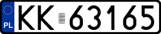 License plates of Poland, Regular car plates
