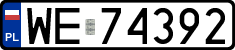 License plates of Poland, Regular car plates