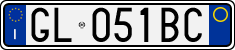License plate of Italy, Cars (1994 year series)