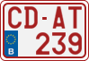 License plate of Belgium, Diplomatic