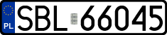 License plates of Poland, Regular car plates