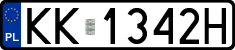 License plates of Poland, Regular car plates