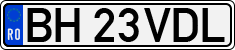 License plate of Romania, Regular plates