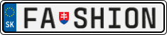 License plate of Slovakia, Vanity Plates