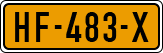 License plate of the Netherlands, Cars