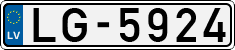 License plate of Latvia, Regular car plates