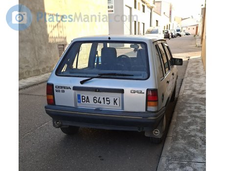 BA 6415 K, Opel Corsa
