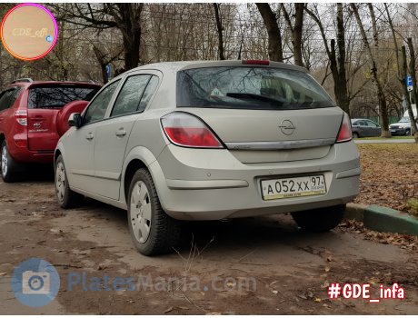 а052хх97, Opel Astra